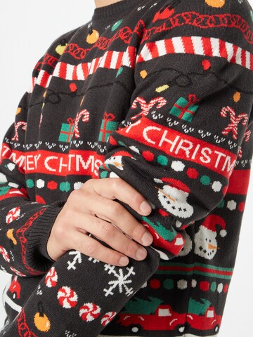 BLEND Pullover 'Christmas' in Blau