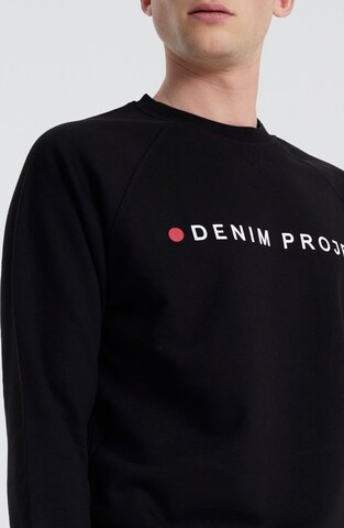 Denim Project Klasický střih Mikina – černá