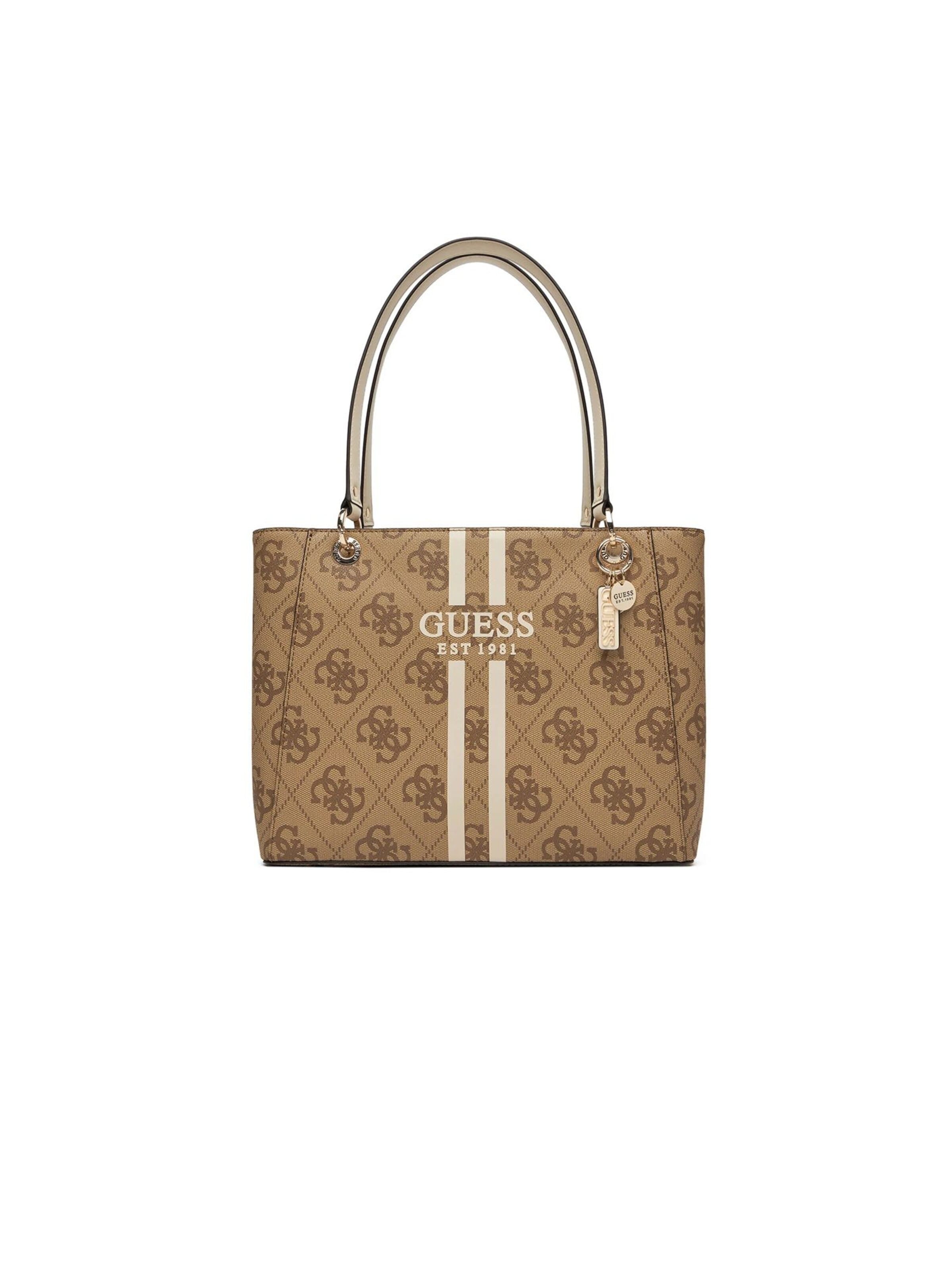 Sacs à main 'Noelle' GUESS en marron : devant