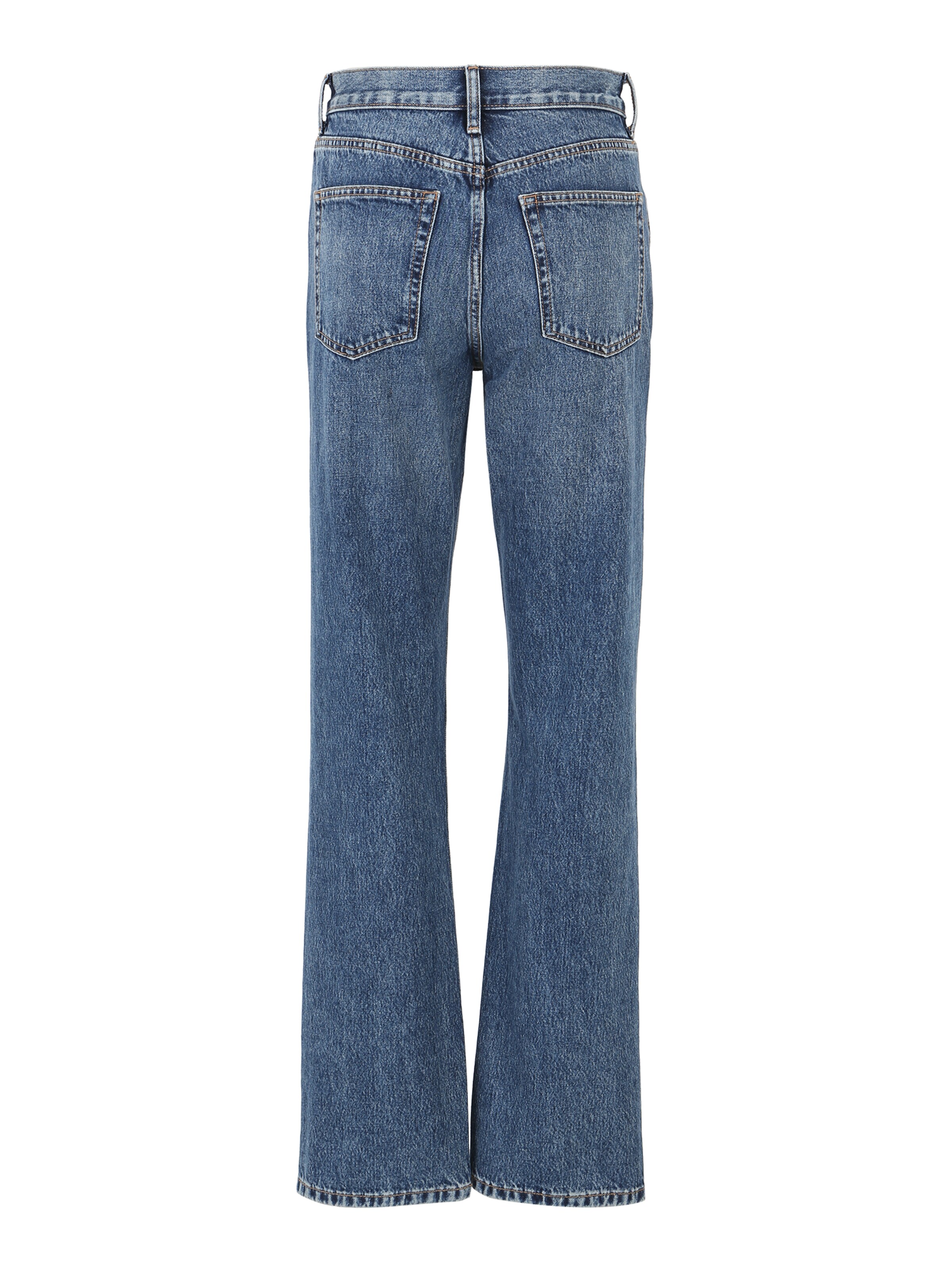 Topshop Tall Bootcut Jeans i blå