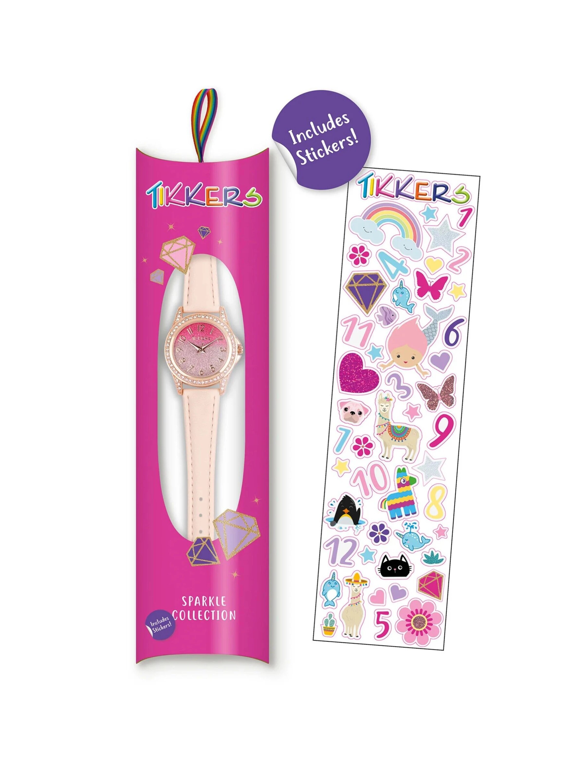Tikkers Uhr‌‌‌‌‌ in Pink