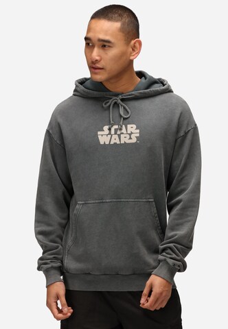 Recovered Sweatshirt 'Star Wars Ship Battle' in Grijs: voorkant