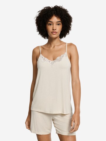 Shorty ' Natural Elegance ' Hanro en beige : devant