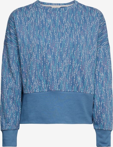 ESPRIT SPORT Athletic Sweatshirt in Blue: front
