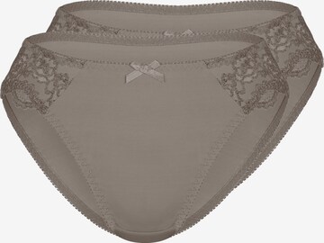 sassa Panty 'CLASSIC LACE' in Brown: front