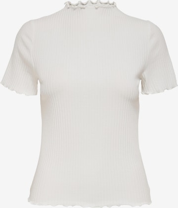 ONLY - Camiseta 'Emma' en blanco: frente