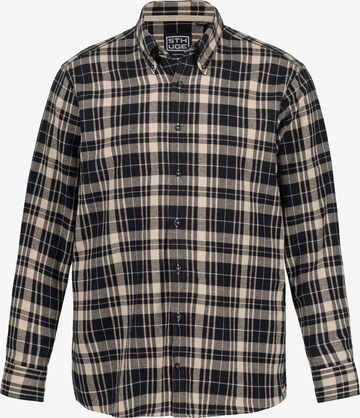 STHUGE Comfort fit Overhemd in Beige: voorkant