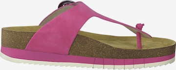 JANA T-Bar Sandals in Pink