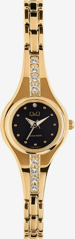 Q&Q Analog watch in Gold: front