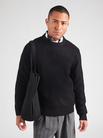 JACK & JONES Tröja 'JJROY' i svart: framsida