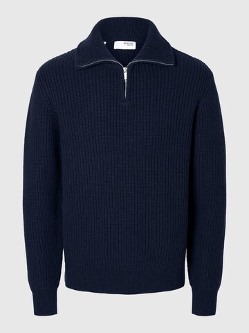 Pull-over SELECTED en bleu