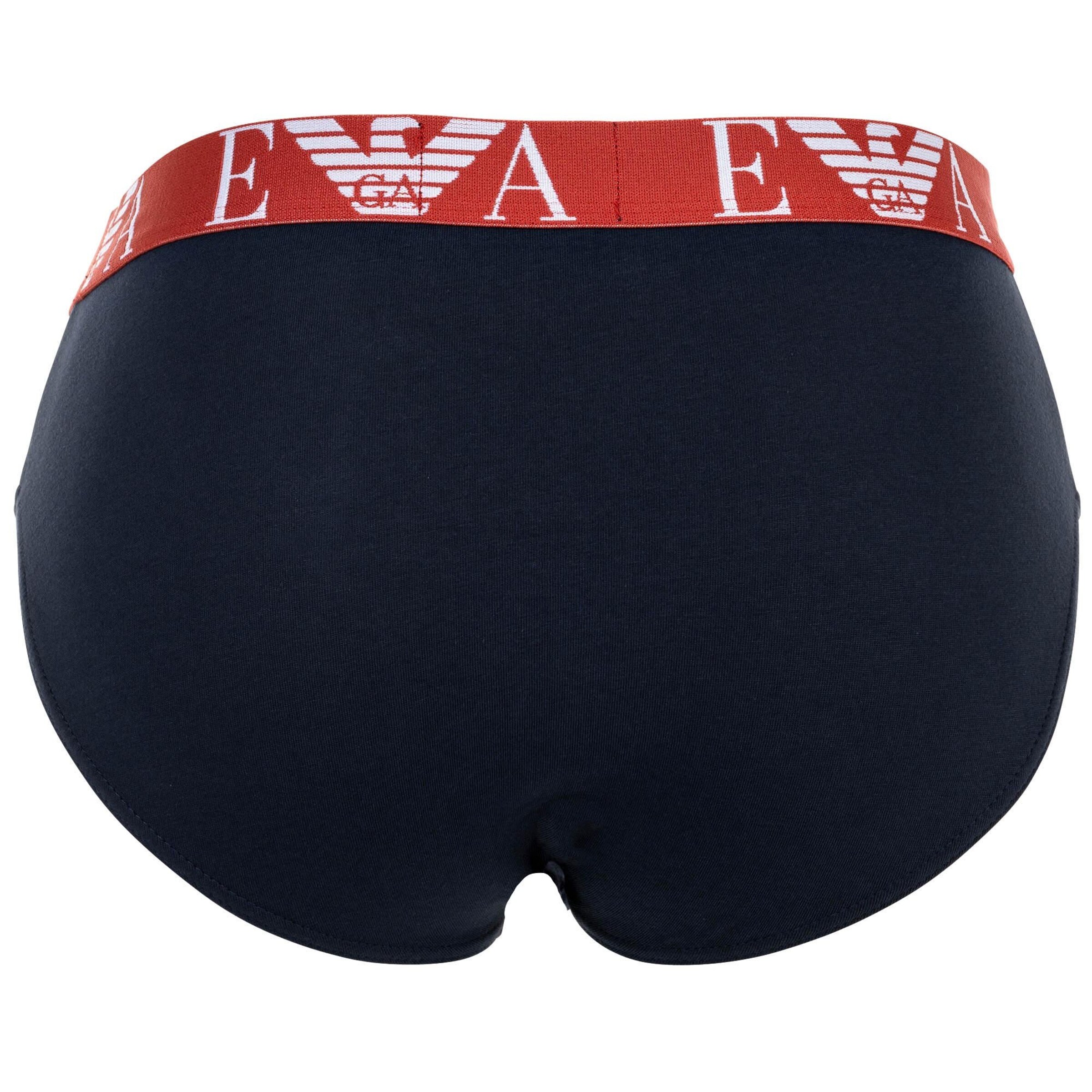 Emporio Armani Slipy – modrá