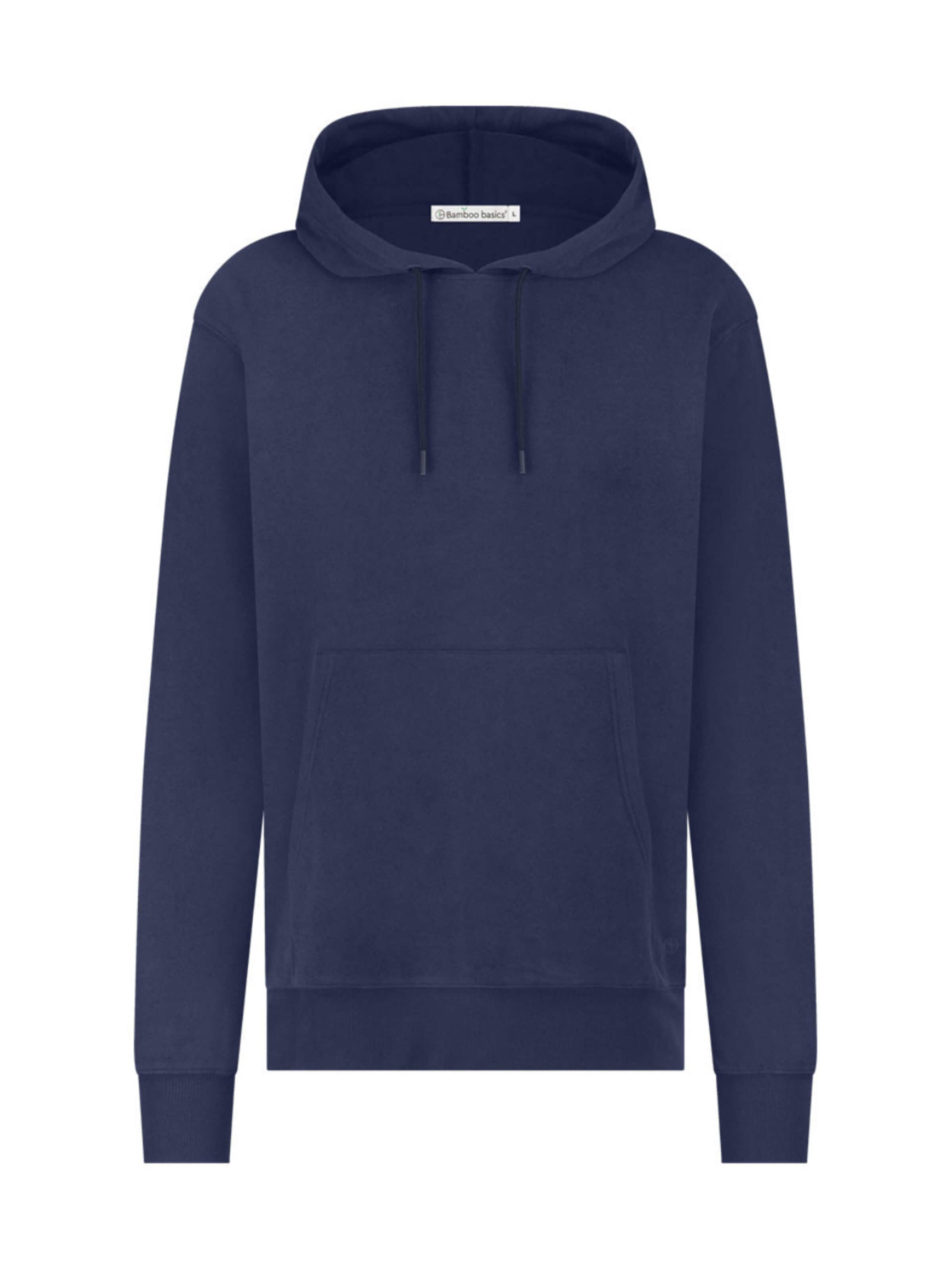 Bamboo basics Sweatshirt 'Lounge hoodie Boas' in Blauw: voorkant
