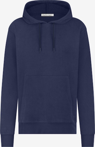 Bamboo basics Sweatshirt 'Lounge hoodie Boas' in Blauw: voorkant