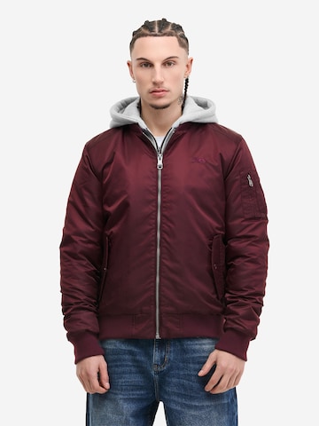 LONSDALE Talvitakki 'CLIFTON ALL SEASONS' värissä punainen: etupuoli