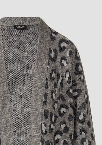 s.Oliver BLACK LABEL Knit cardigan in Grey