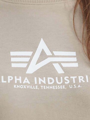 ALPHA INDUSTRIES Sweatshirt 'Basic' in Beige