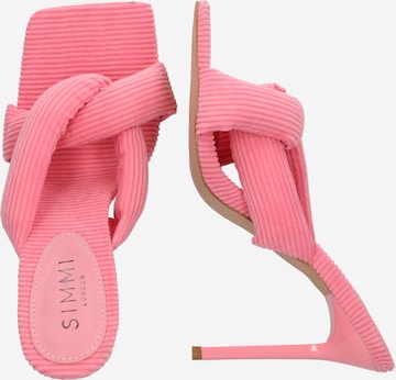 Simmi London - Zapatos abiertos 'ELODIE' en rosa