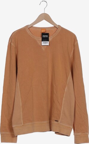BOSS Sweatshirt & Zip-Up Hoodie in XXL in Orange: front