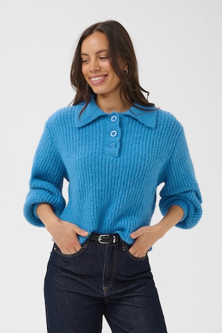 SAINT TROPEZ Pullover 'Tabbatha' i blå: forside