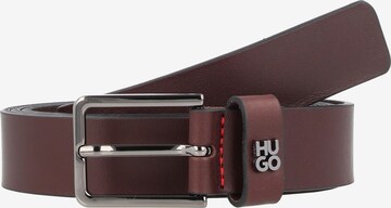 HUGO Belt 'Gael' in Brown: front