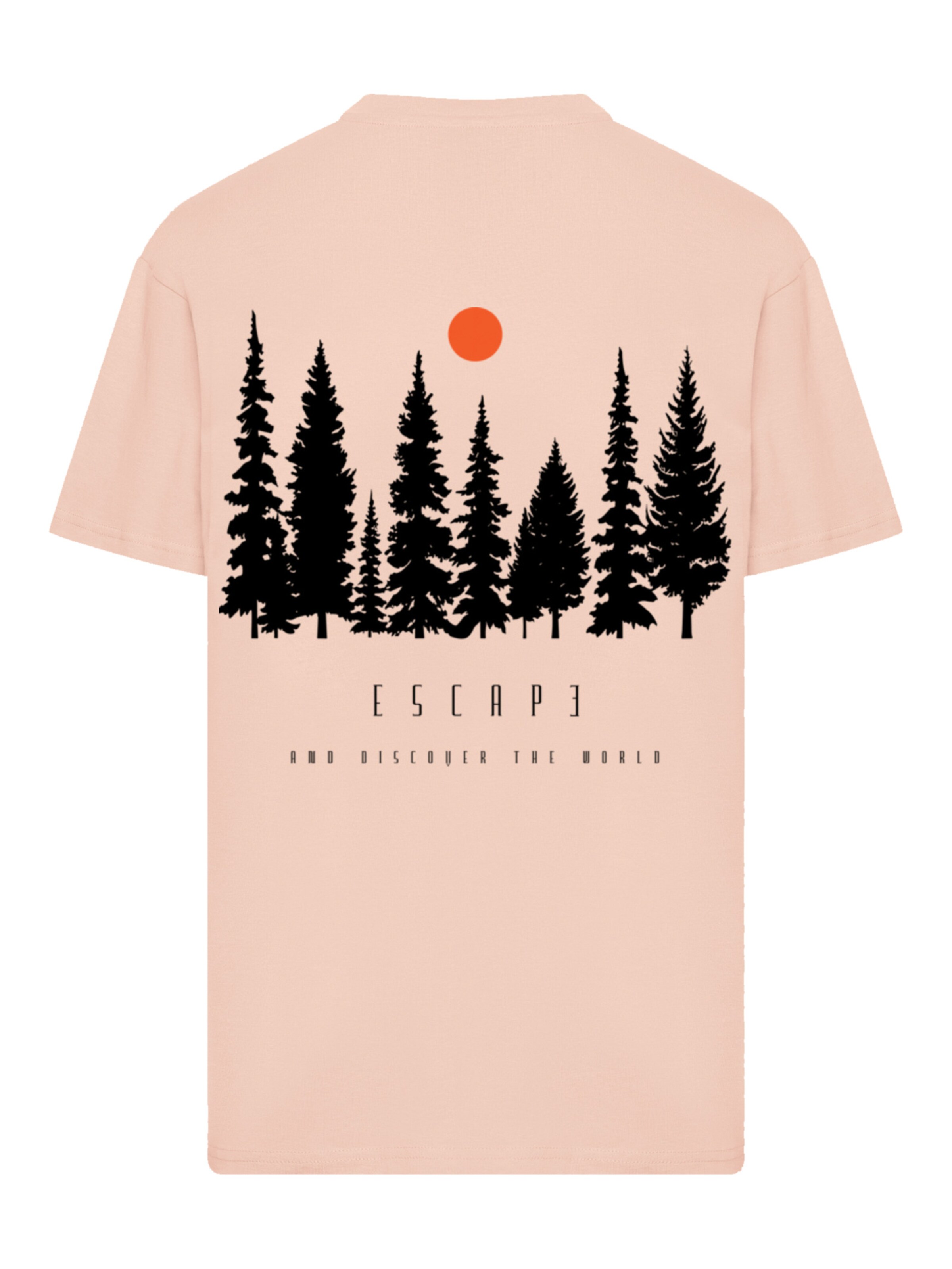F4NT4STIC Shirt 'Escape Discover the World Forest' in Beige