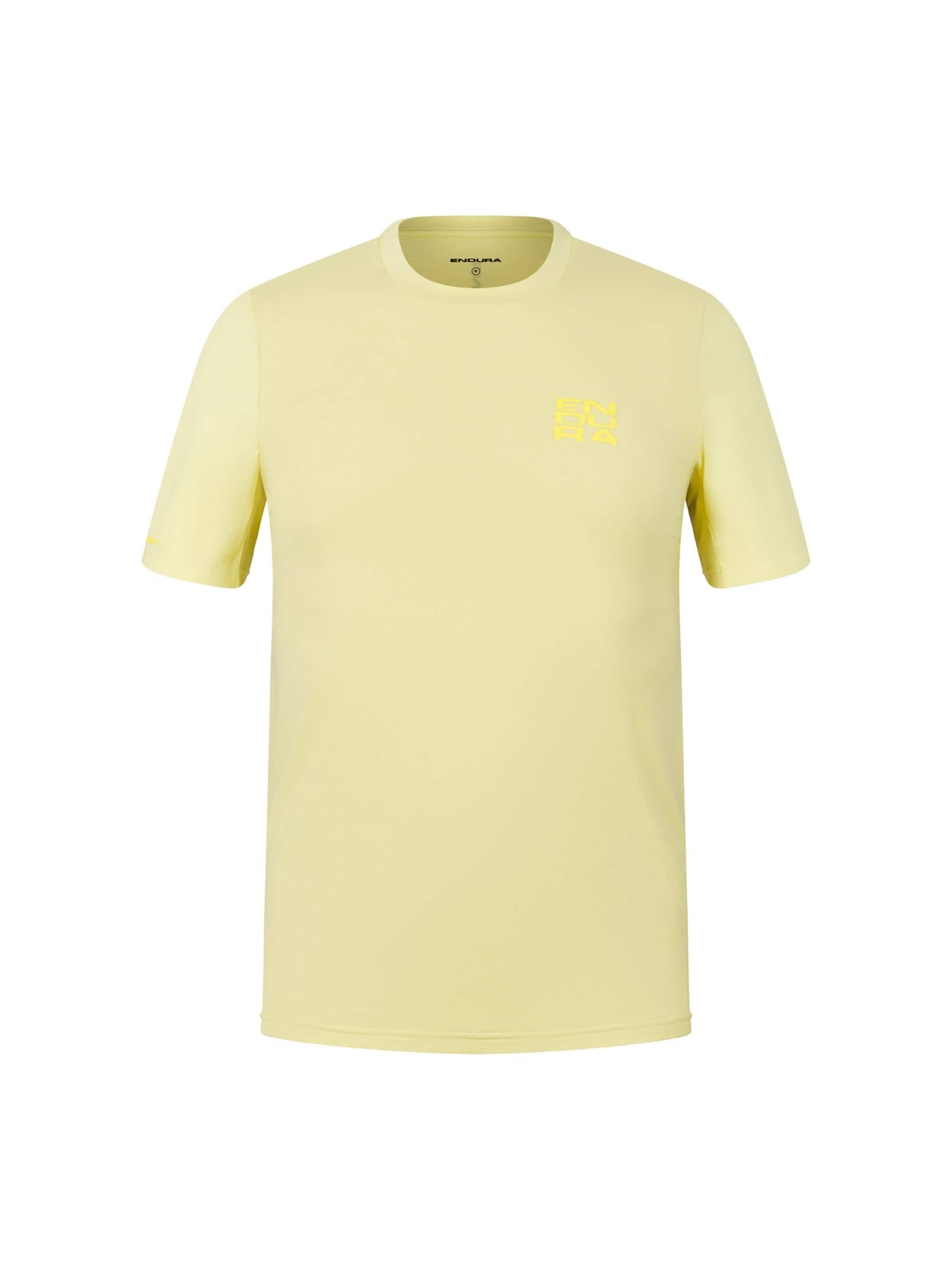 ENDURA Functioneel shirt 'ALLTRACK' in Geel: voorkant