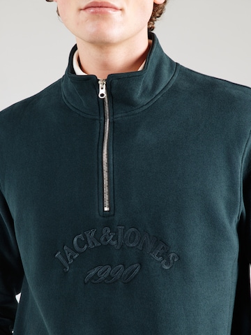 JACK & JONES Sweatshirt 'JORBLEECKER' in Green