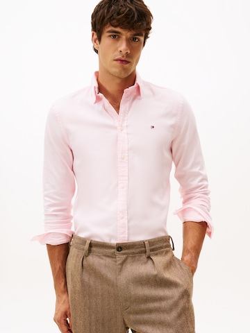 TOMMY HILFIGER Regular fit Риза в розово: отпред