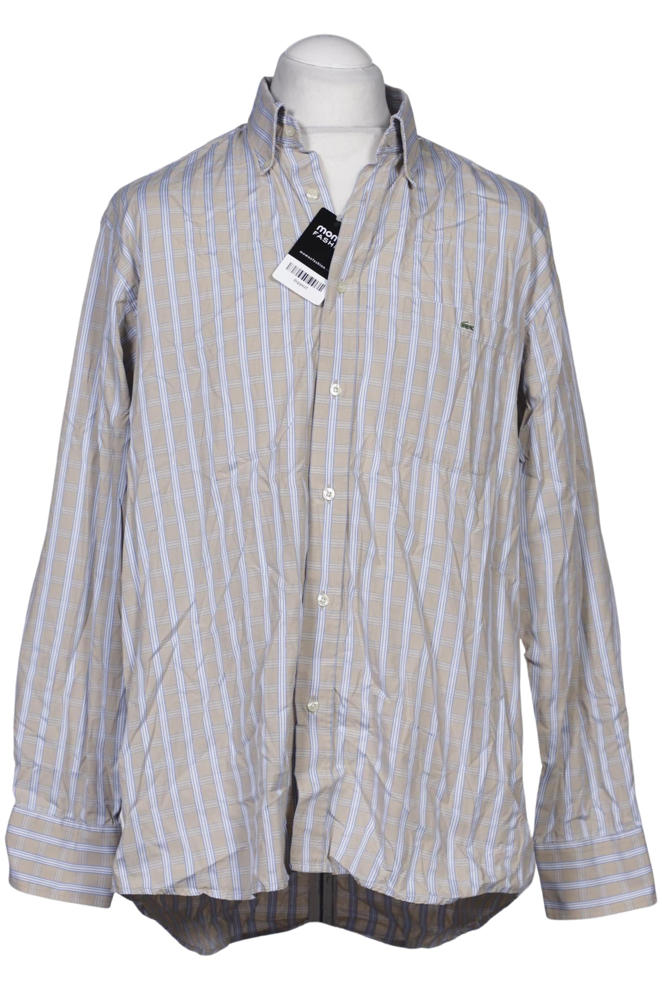 LACOSTE Button Up Shirt in XL in Mixed colors: front
