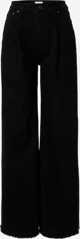 LeGer by Lena Gercke Jeans med lægfolder 'Greta Tall' i sort: forside