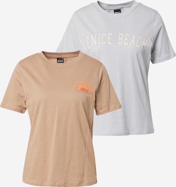 Gina Tricot T-Shirt in Braun: predná strana