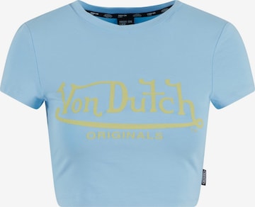 Von Dutch Originals Paita 'Arta' värissä sininen: etupuoli