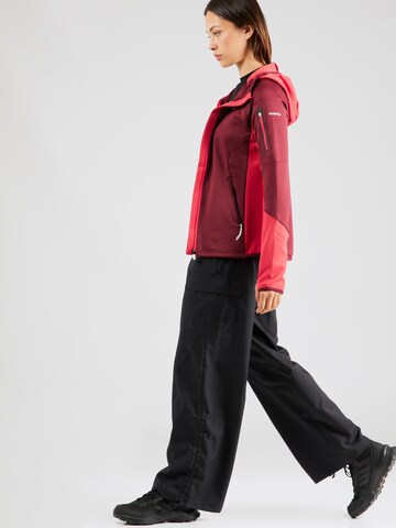 Schöffel Functionele fleece jas 'Lodron' in Rood