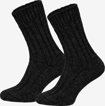 HomeOfSocks Socks 'HOS208' in Grey: front