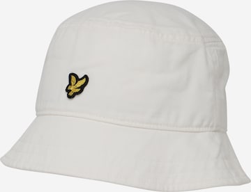 Lyle & Scott Hat in White: front