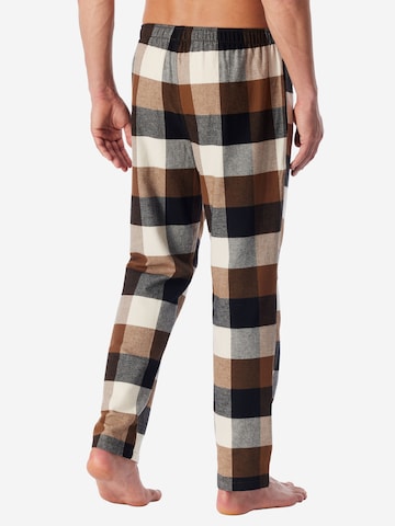 Pantalon de pyjama ' Mix Relax ' SCHIESSER en beige
