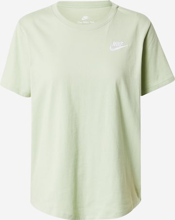 Tricou 'Club Essential' de la Nike Sportswear pe verde: față