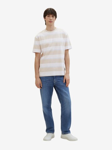 TOM TAILOR DENIM T-Shirt in Beige