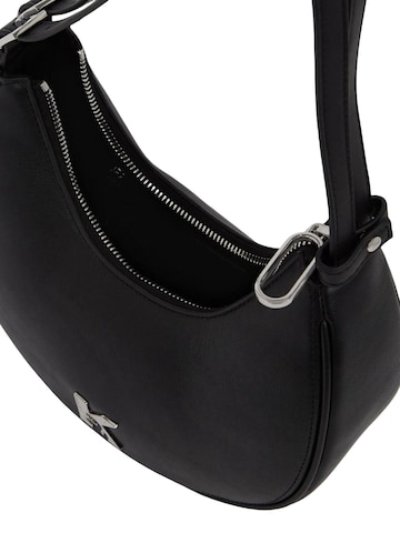 KARL LAGERFELD JEANS - Bolso de hombro 'KLJ K Logo Halfmoon Bag B2W30126' en negro