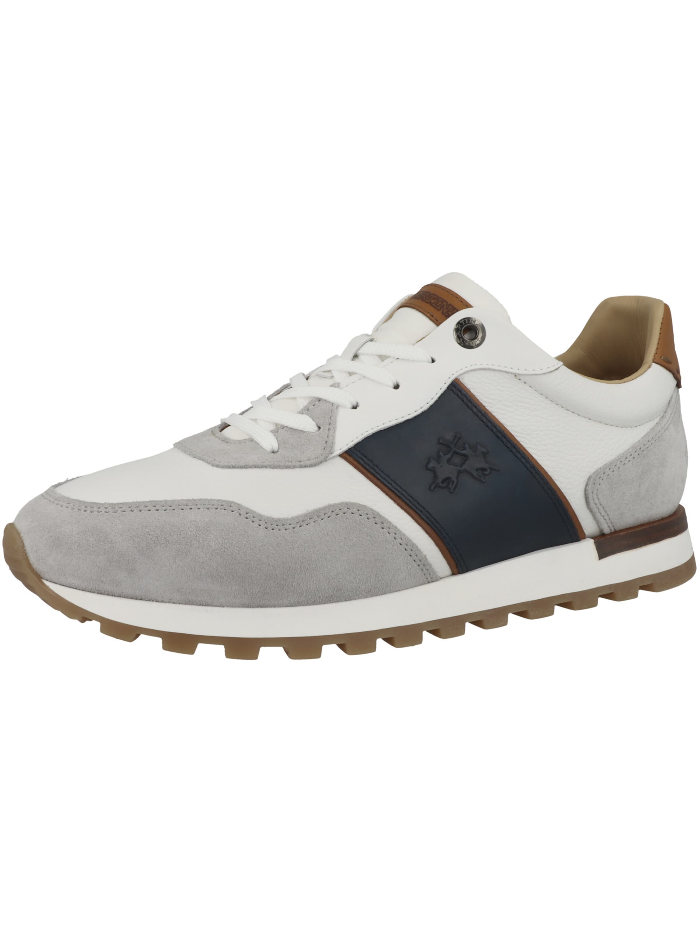 Baskets basses 'LFM251' La Martina en gris : devant