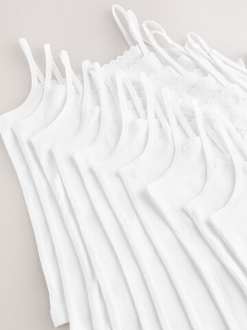 Next - Camiseta térmica en blanco
