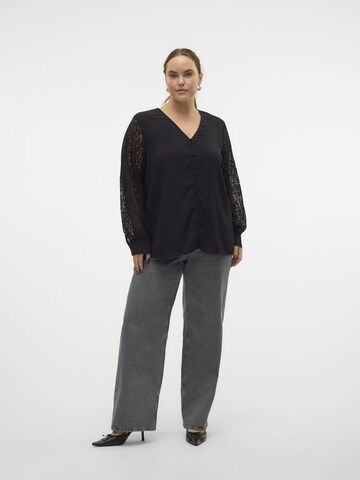 Chemisier 'CALVA' Vero Moda Curve en noir