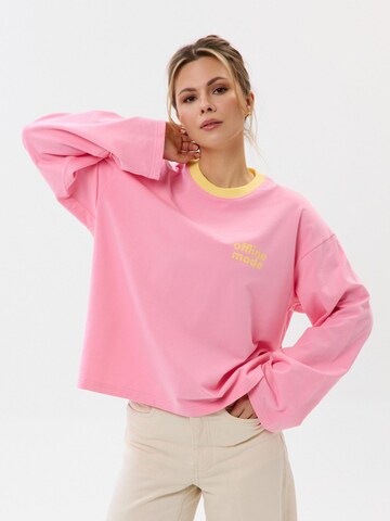 Maglietta di MIRONS in rosa: frontale