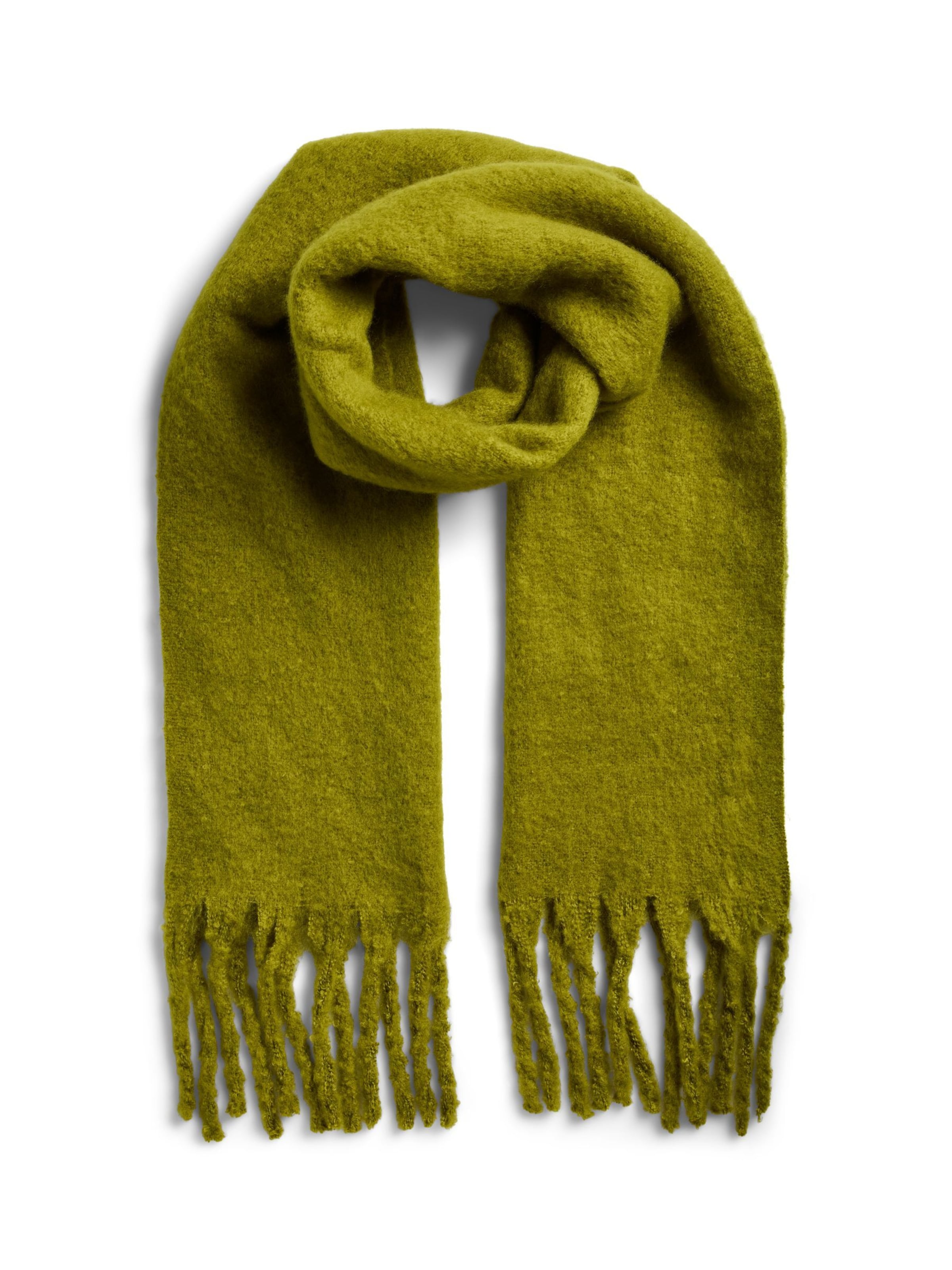 Sciarpa 'NIKITA' di PIECES in verde: frontale