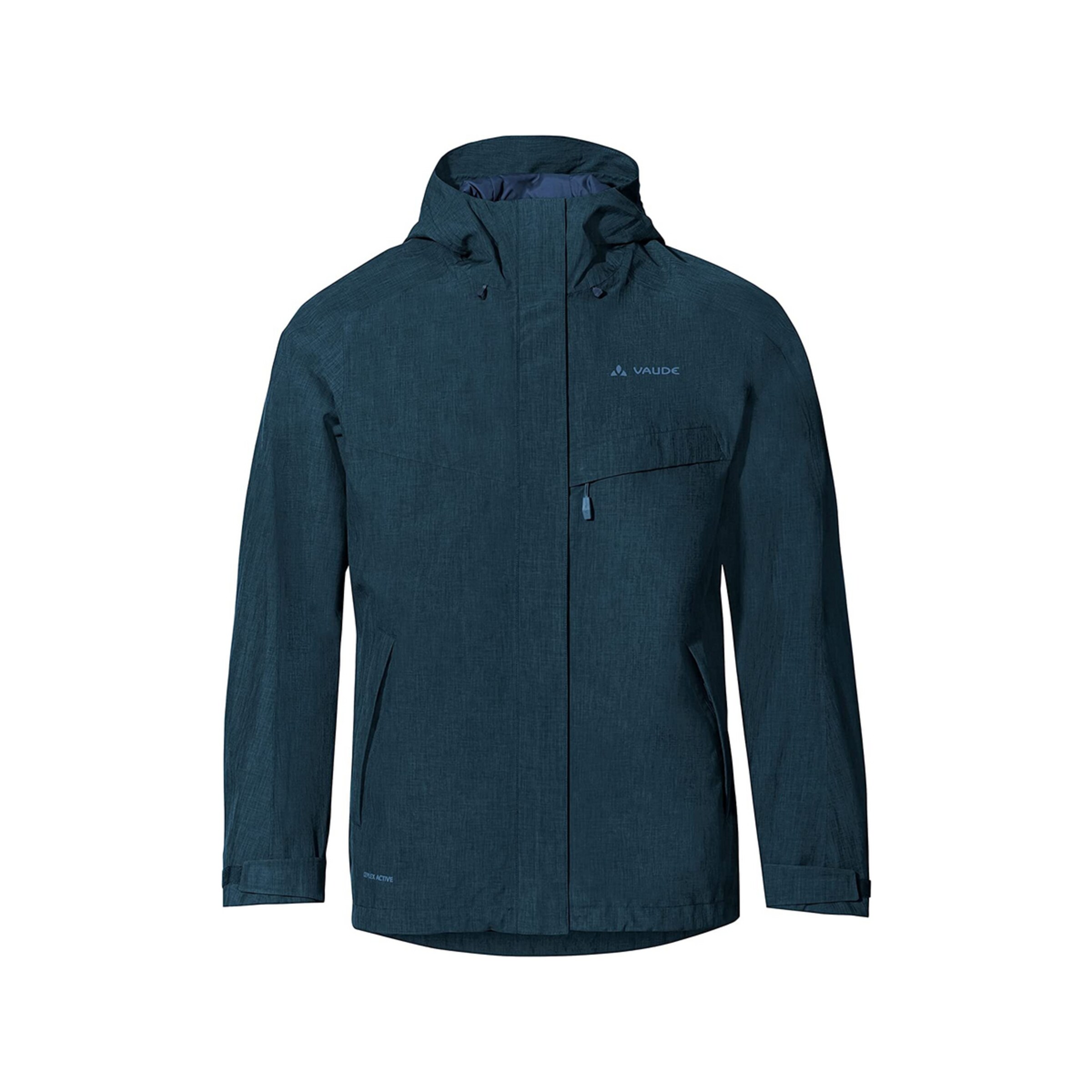 VAUDE Outdoorjas 'Rosemoor II' in Blauw: voorkant
