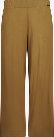 Skiny Spodnie od piżamy w kolorze brązowy: przód