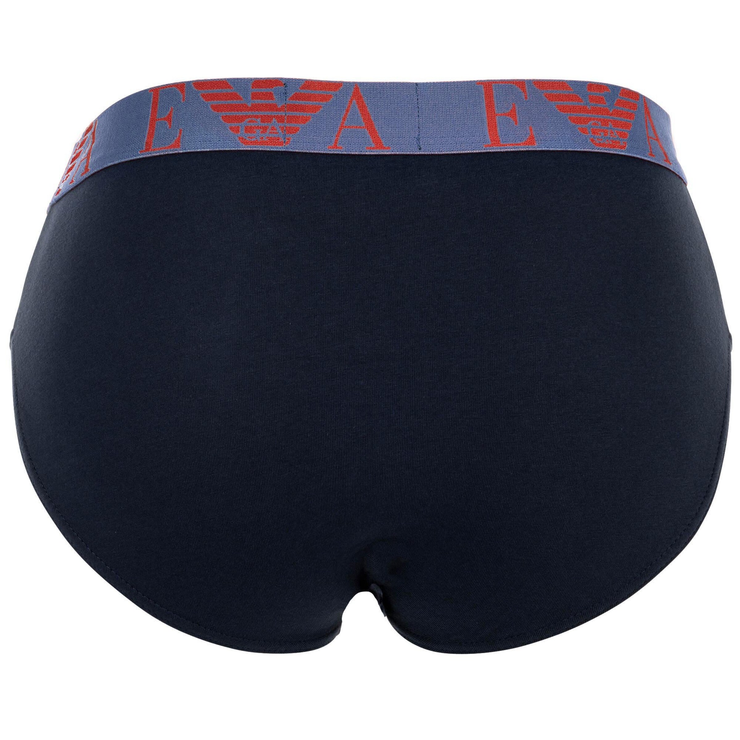 Emporio Armani Slipy – modrá