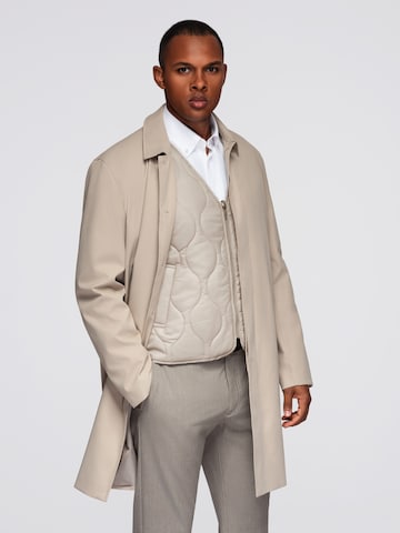 Manteau mi-saison Ombre en beige : devant