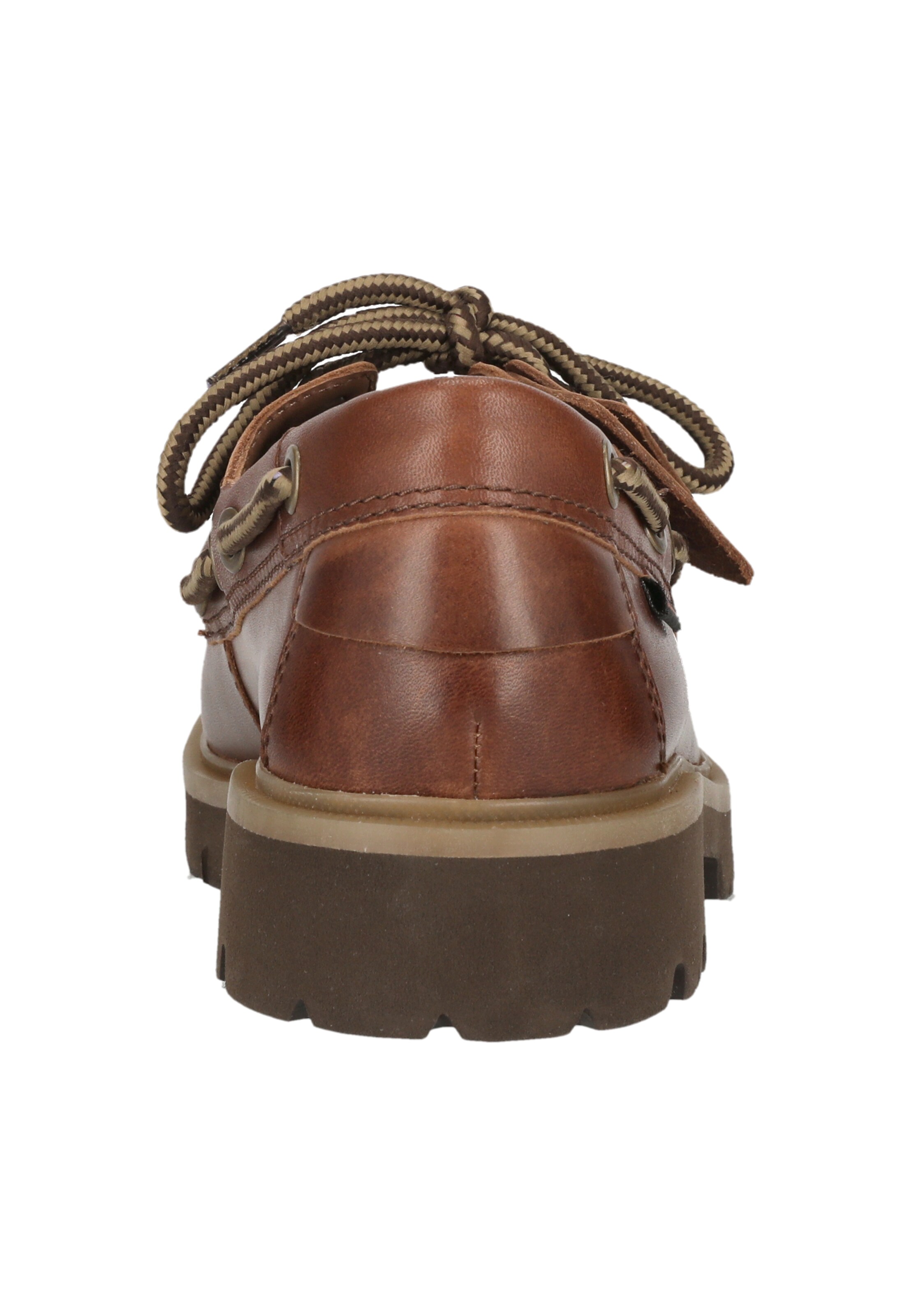 CLARKS Lace-up shoe 'Cleyhill Boat' in Brown